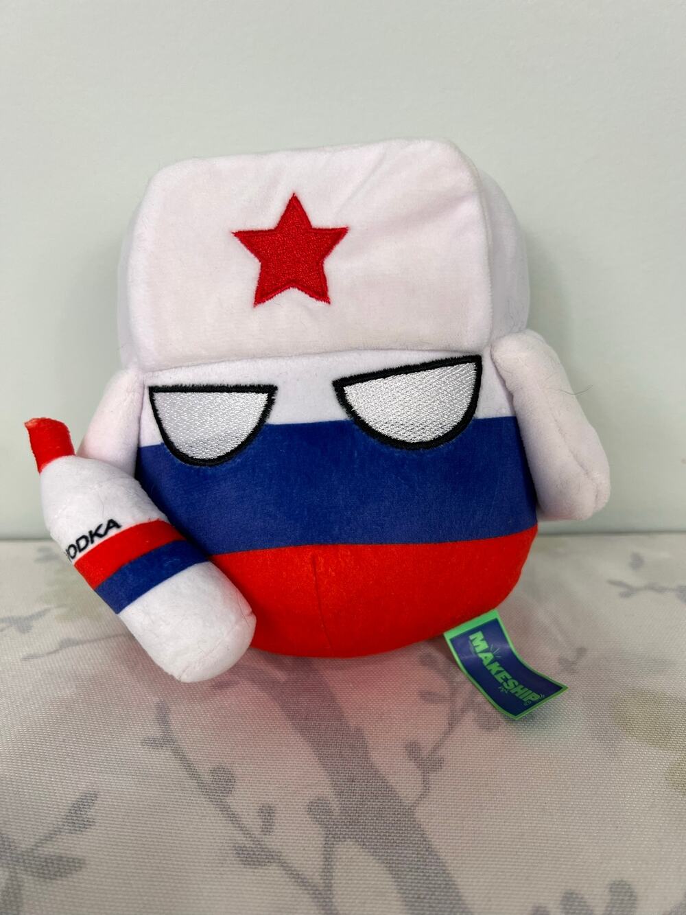 Drew Durnil Makeship Russia Country Ball Plush only 1656 Made